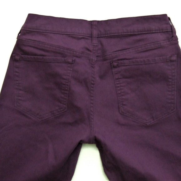 Purple jeans Old Navy Rock Star pants women's tapered leg size 10 - Picture 8 of 12